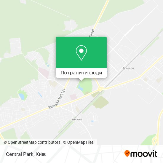 Карта Central Park