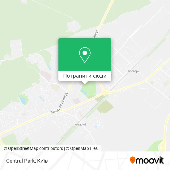 Карта Central Park