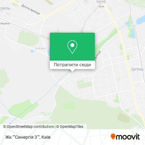 Карта Жк ""Синергія 3""