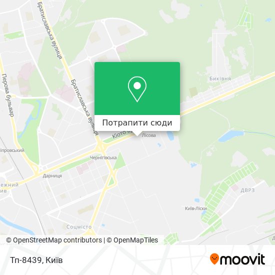 Карта Тп-8439