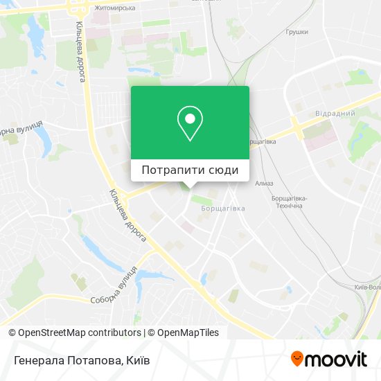 Карта Генерала Потапова