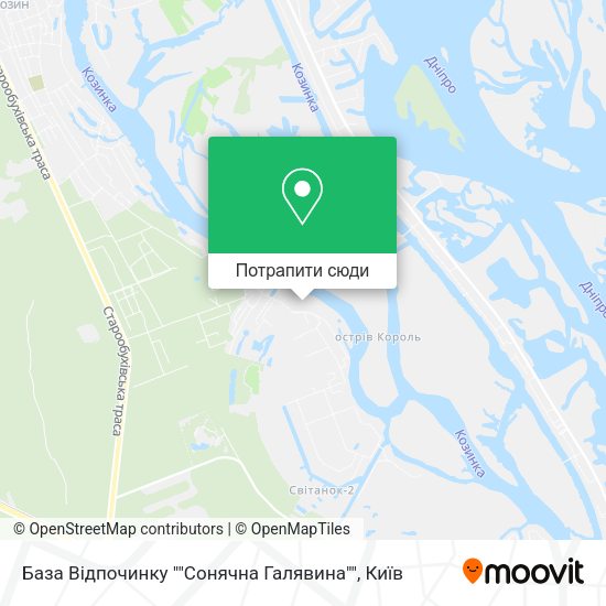 Карта База Відпочинку ""Сонячна Галявина""
