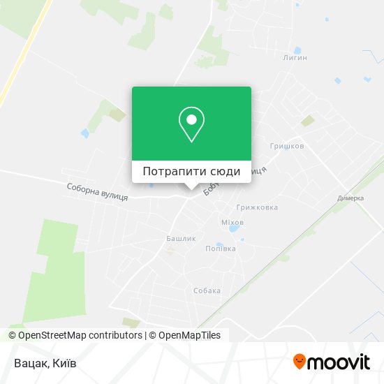 Карта Вацак