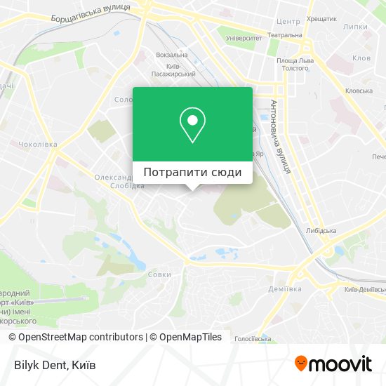 Карта Bilyk Dent