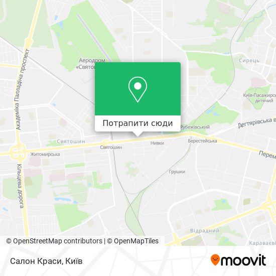 Карта Салон Краси