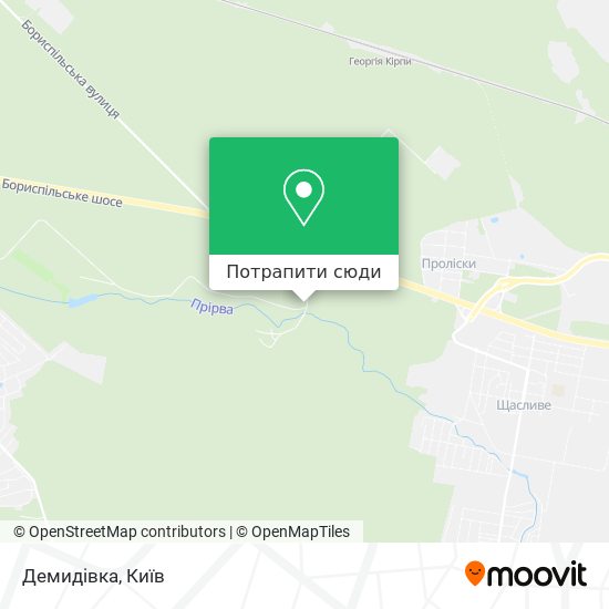 Карта Демидівка