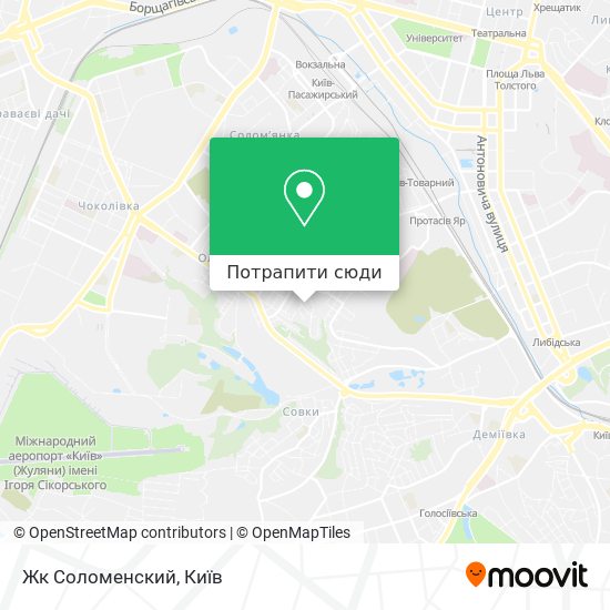 Карта Жк Соломенский