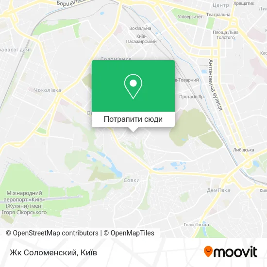 Карта Жк Соломенский