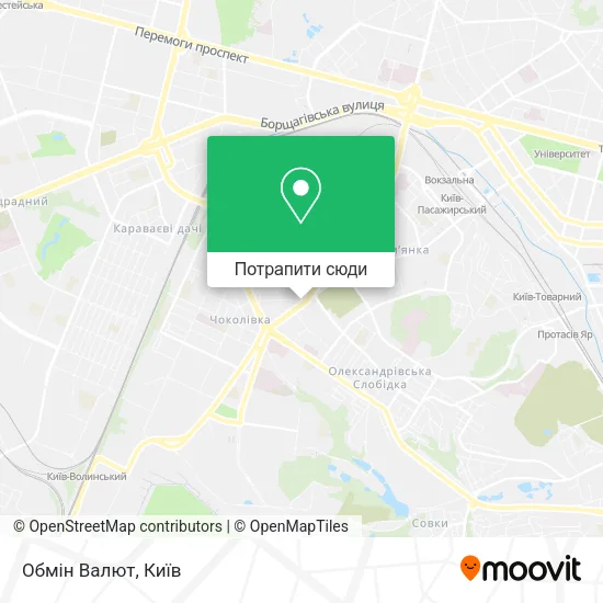 Карта Обмін Валют