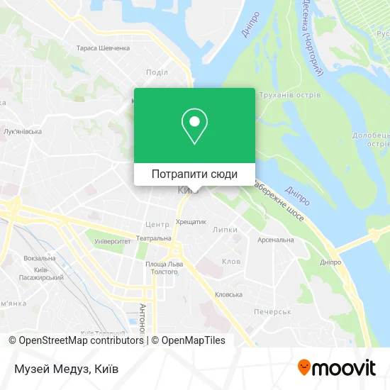 Карта Музей Медуз