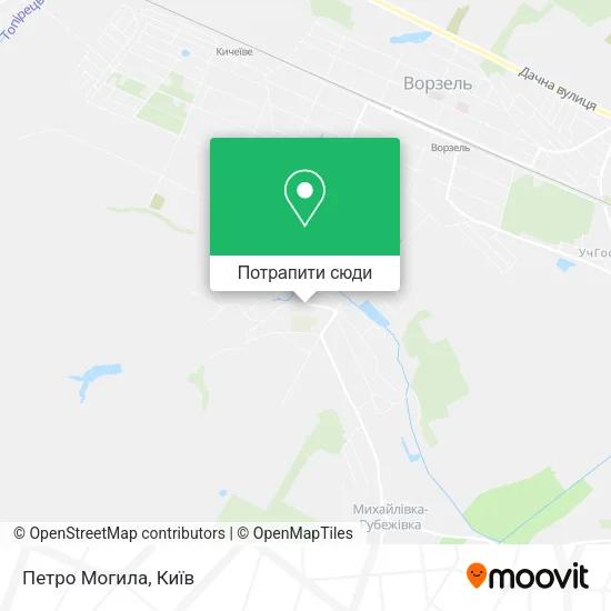 Карта Петро Могила
