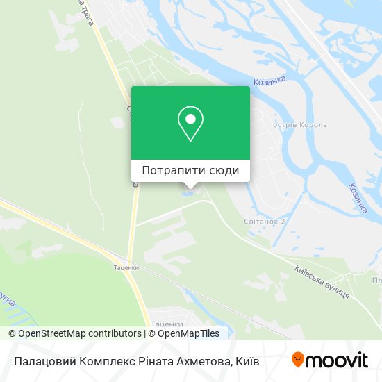 Карта Палацовий Комплекс Ріната Ахметова
