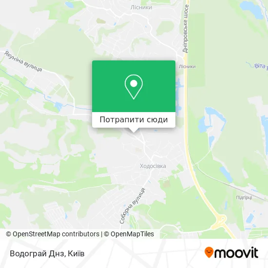 Карта Водограй Днз