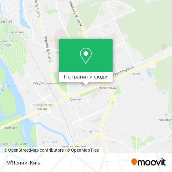 Карта М'Ясний