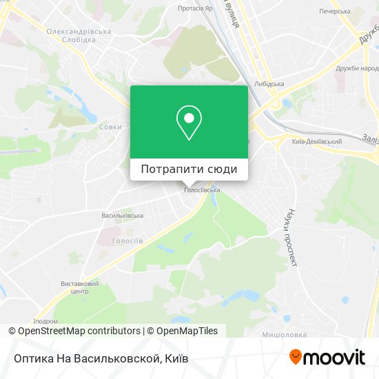Карта Оптика На Васильковской