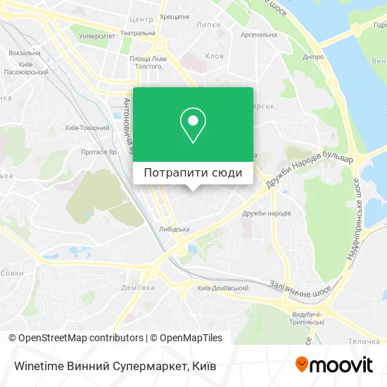 Карта Winetime Винний Супермаркет