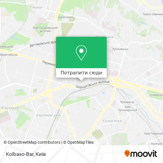 Карта Kolbaso-Bar