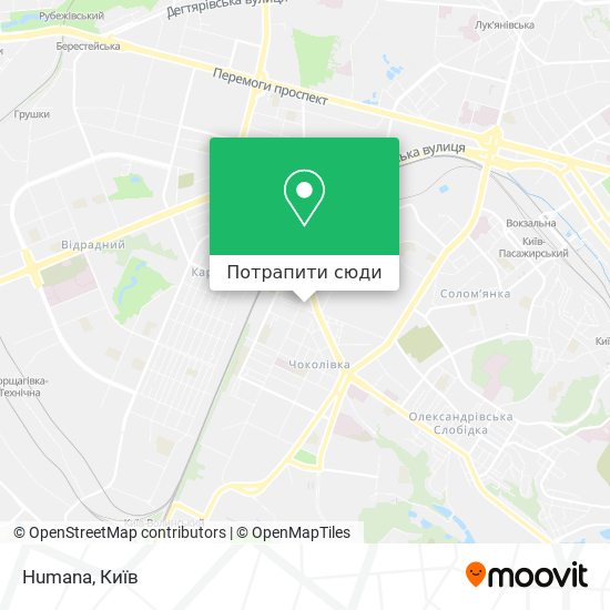 Карта Humana