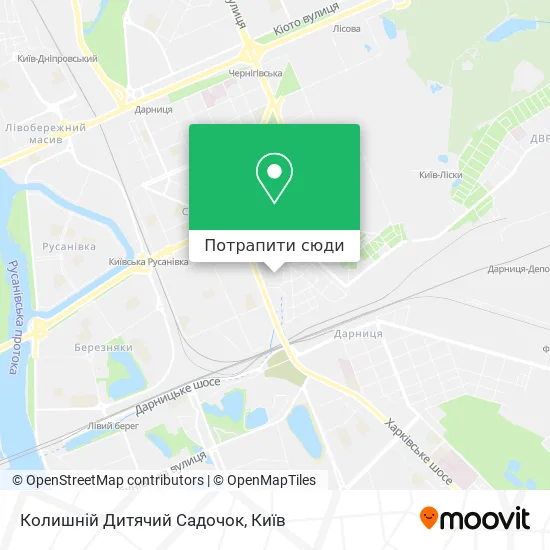 Карта Колишній Дитячий Садочок