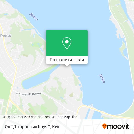 Карта Ок ""Дніпровські Кручі""