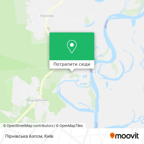 Карта Пірнівська Азпсм