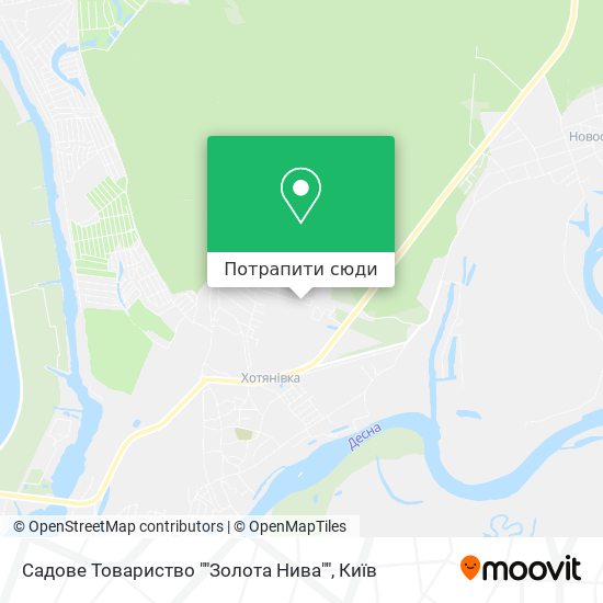 Карта Садове Товариство ""Золота Нива""