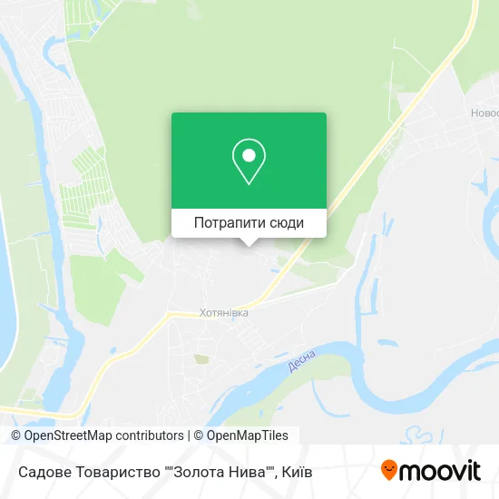 Карта Садове Товариство ""Золота Нива""