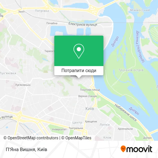 Карта П'Яна Вишня