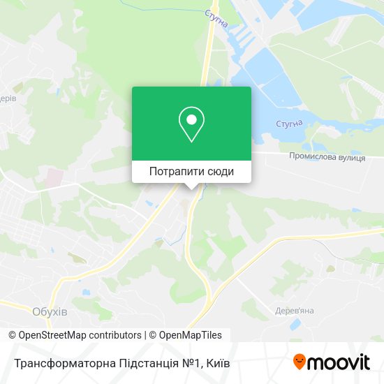 Карта Трансформаторна Підстанція №1