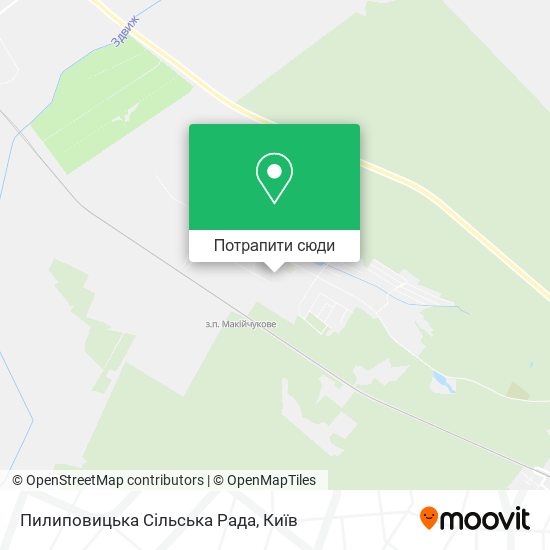 Карта Пилиповицька Сільська Рада