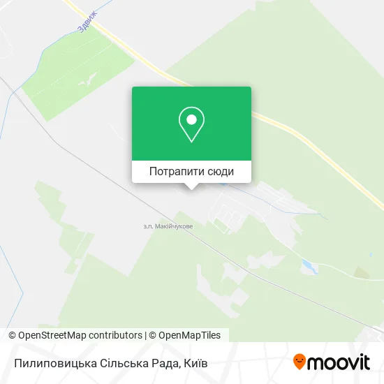Карта Пилиповицька Сільська Рада