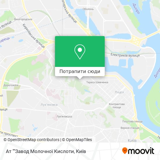 Карта Ат ""Завод Молочної Кислоти