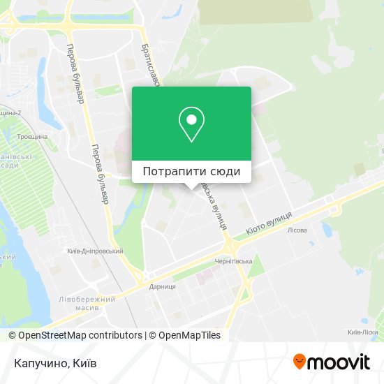 Карта Капучино