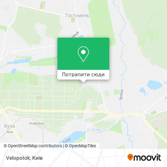 Карта Velopotok