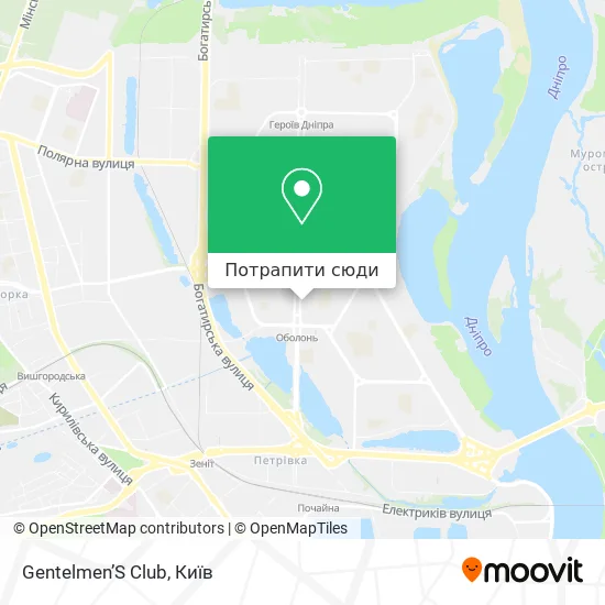 Карта Gentelmen’S Club