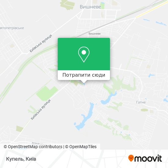 Карта Купель