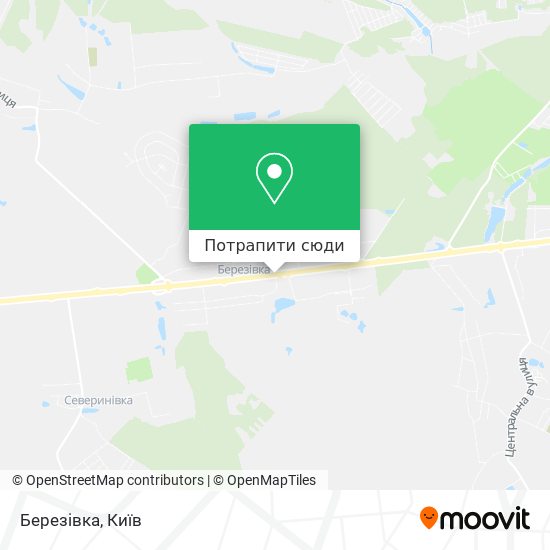 Карта Березівка