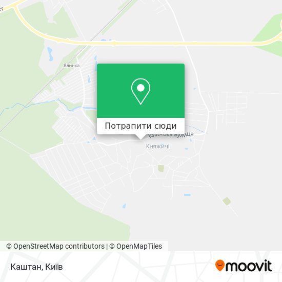 Карта Каштан