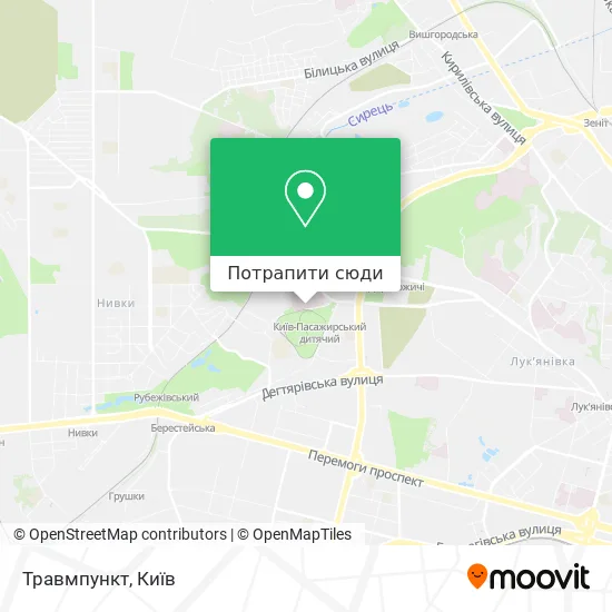 Карта Травмпункт