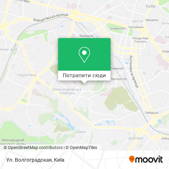 Карта Ул. Волгоградская
