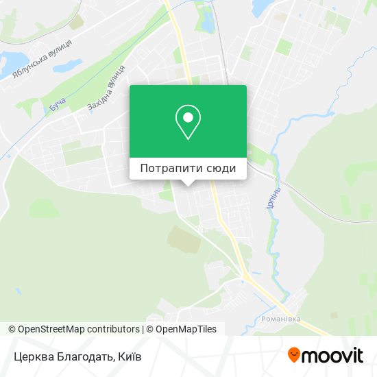 Карта Церква Благодать