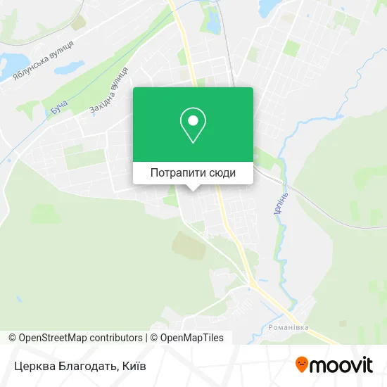 Карта Церква Благодать