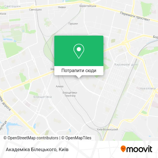 Карта Академіка Білецького