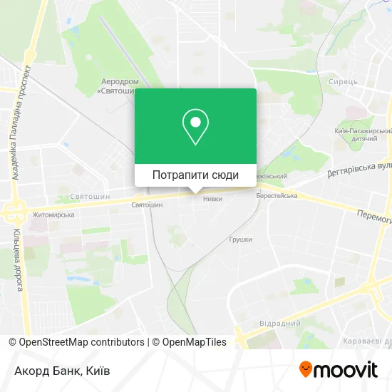 Карта Акорд Банк