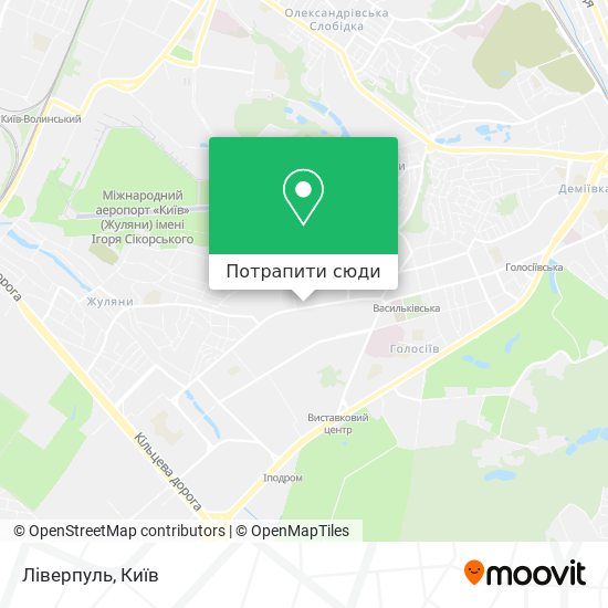 Карта Ліверпуль