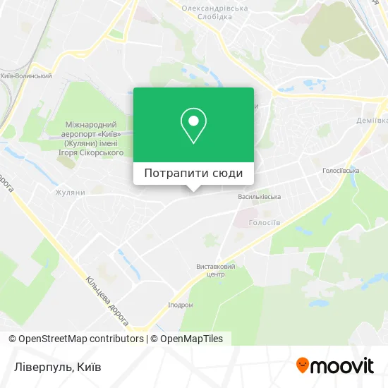 Карта Ліверпуль