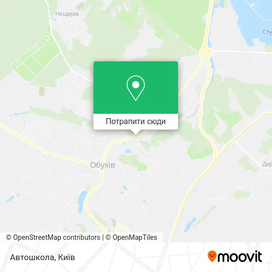 Карта Автошкола