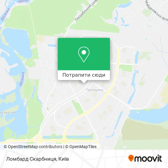 Карта Ломбард Скарбниця