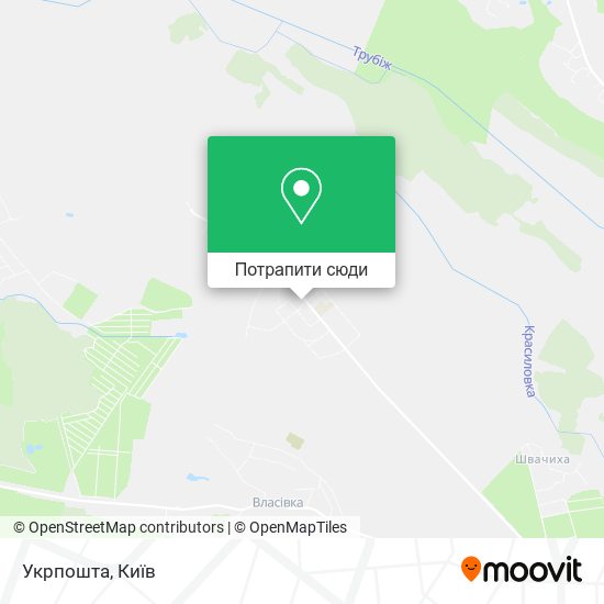Карта Укрпошта