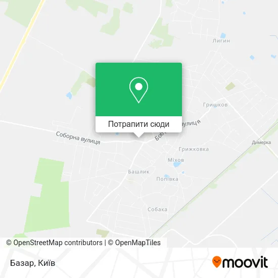 Карта Базар